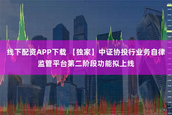 线下配资APP下载 【独家】中证协投行业务自律监管平台第二阶段功能拟上线