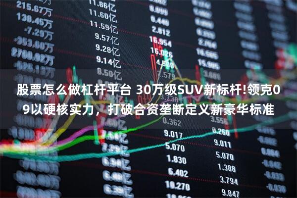 股票怎么做杠杆平台 30万级SUV新标杆!领克09以硬核实力,打破合资垄断定义新豪华标准