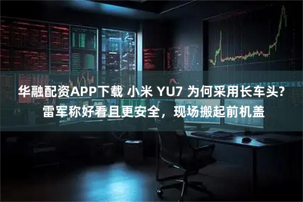 华融配资APP下载 小米 YU7 为何采用长车头? 雷军称好看且更安全,现场搬起前机盖